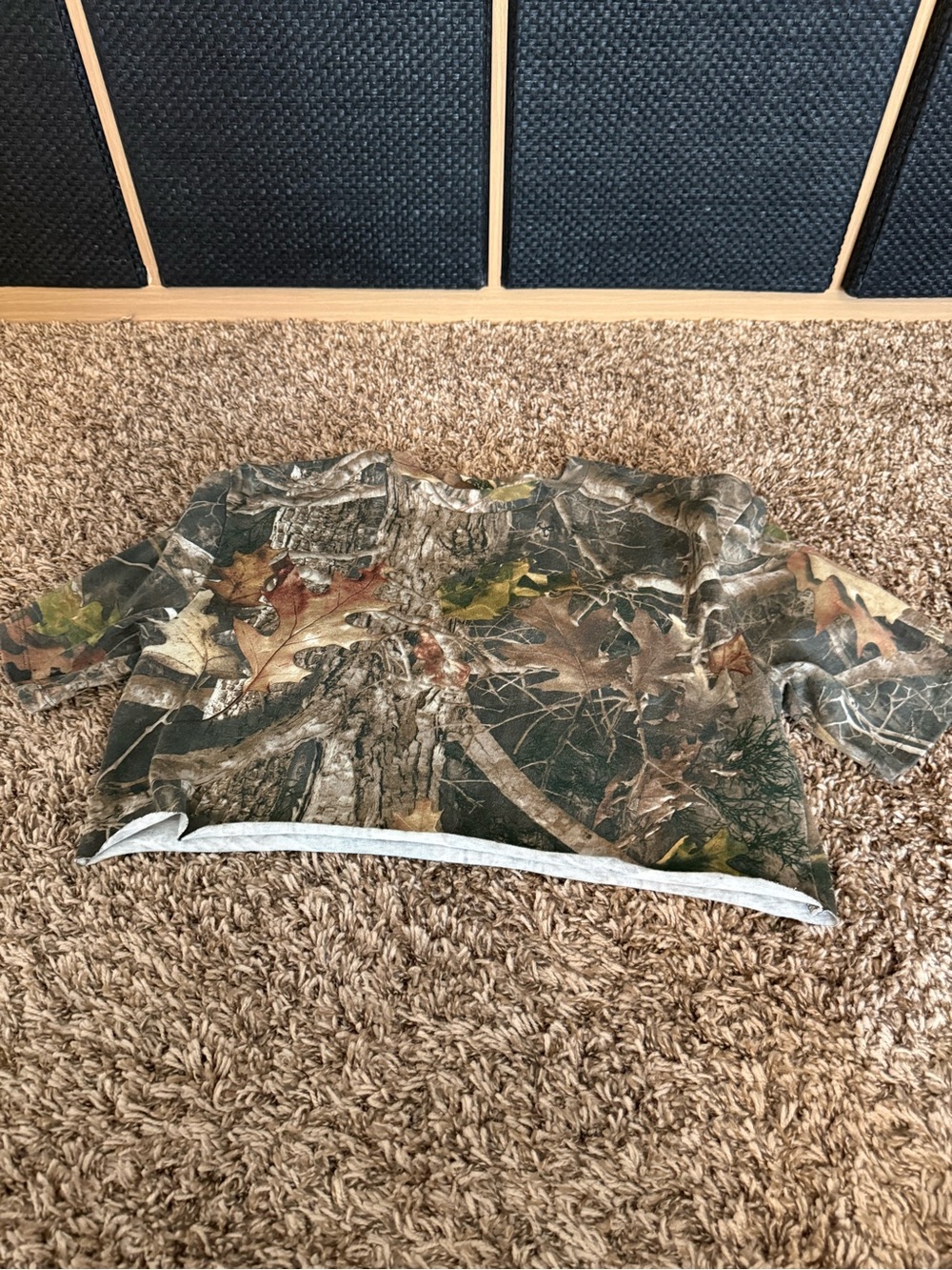 RedHead Women's Camo Crop Top in Green Brown